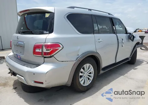 2017 Nissan Armada Sv из США, поврежденный, VIN JN8AY2NDXH9007442